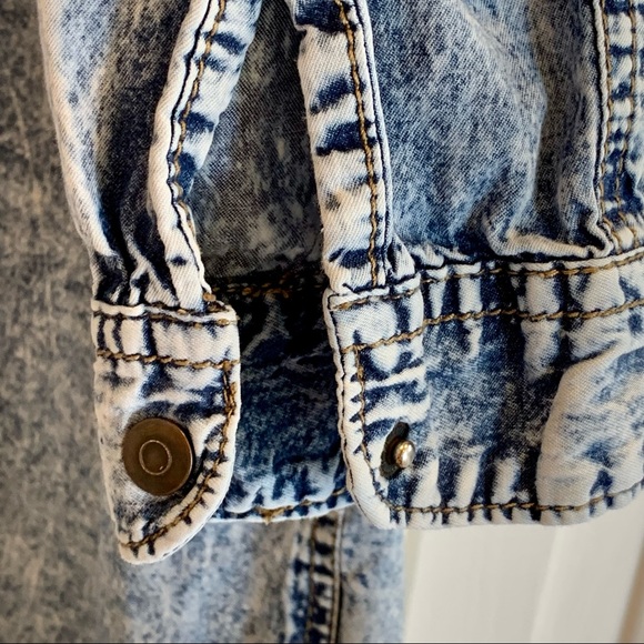 New Look Acid Washed Tunic Top S - Picture 7 of 11